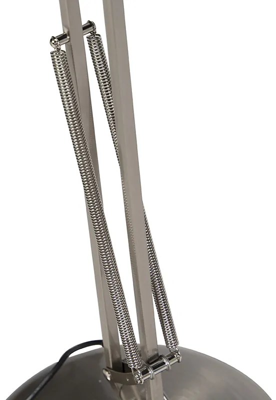 Inteligentná stojaca lampa oceľ vrátane Wifi A60 - Hobby