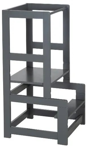 roba Drevená vzdelávacia Montessori veža (antracitová)  (100359194)