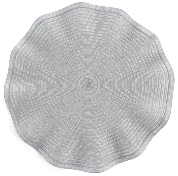Podložka pod tanier JUNE strieborná (6 ks)
