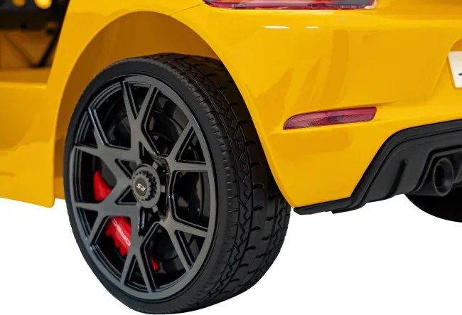 Elektrické autíčko Porsche Spyder RS 718 Lakier žlté
