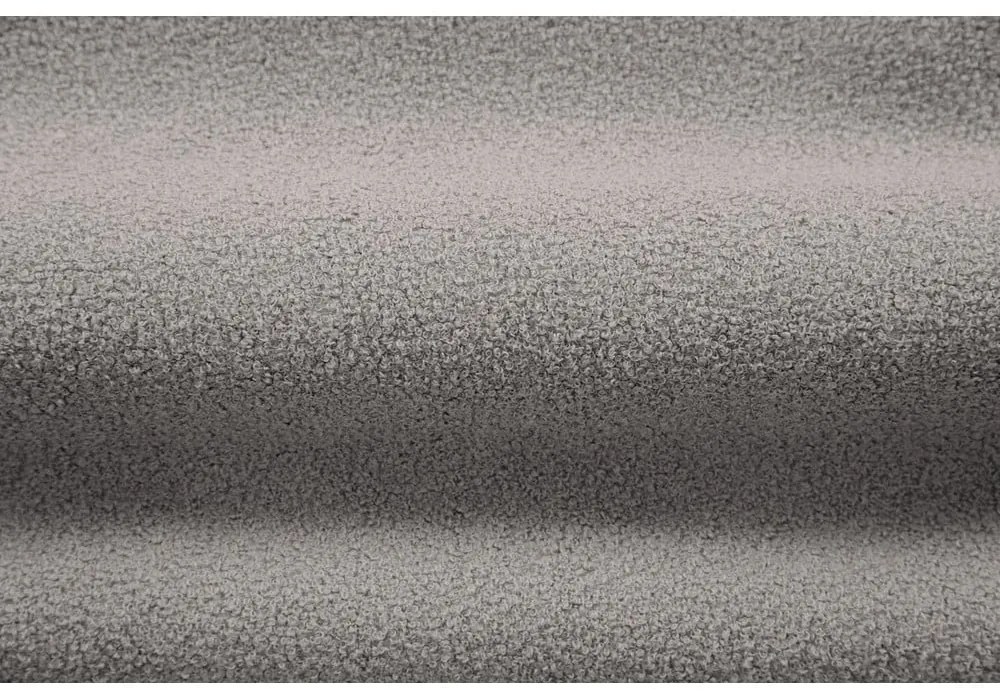 Svetlosivé kreslo z textílie buklé Jenny – Micadoni Home