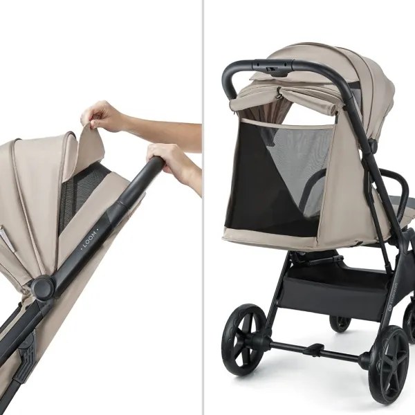 KINDERKRAFT - Športový kočík LOOM béžová