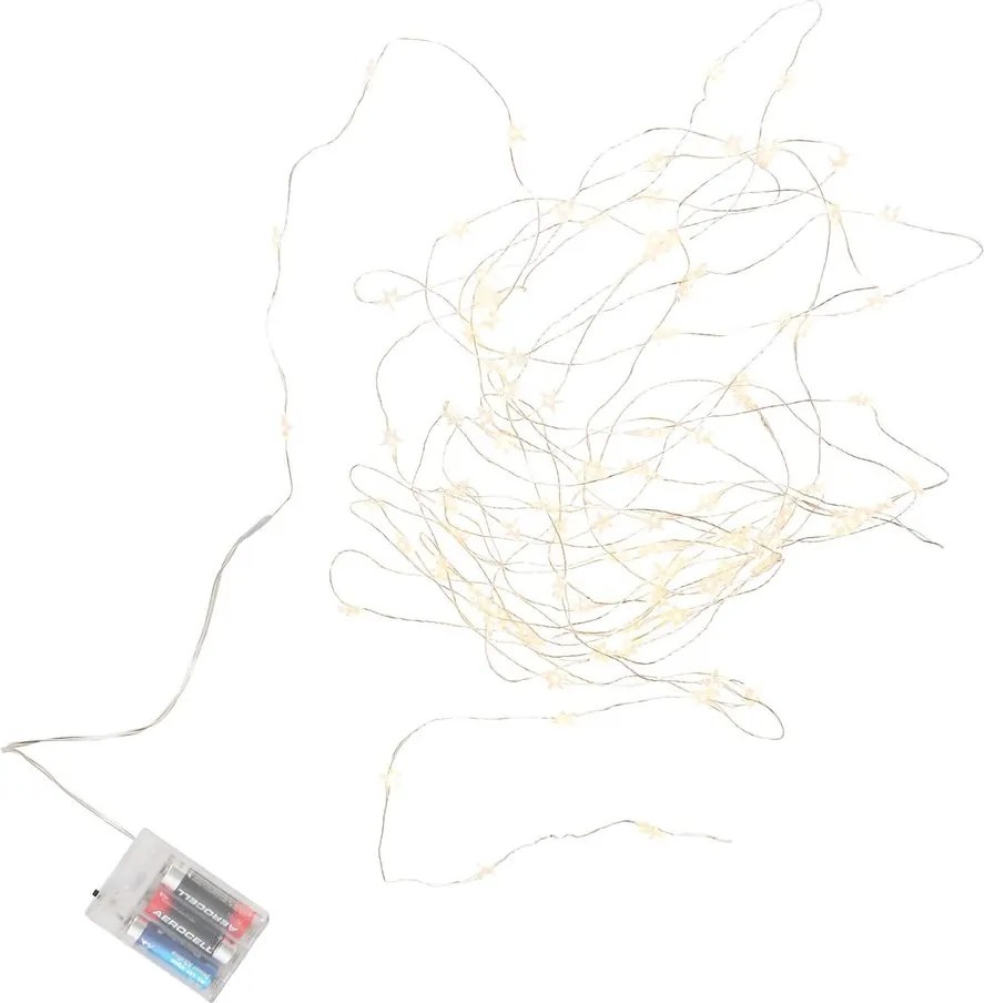 STAR LIGHTS LED Světelná reťaz drátené hviezdy s USB 100 svetiel