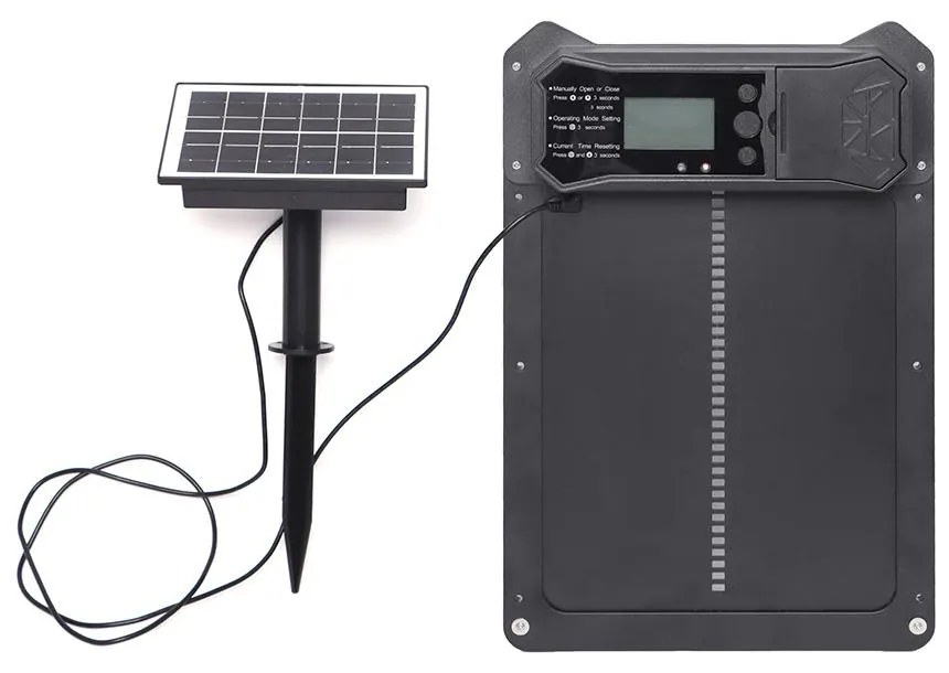 Automatické dvierka pre kurníky Avenberg SELMA solar