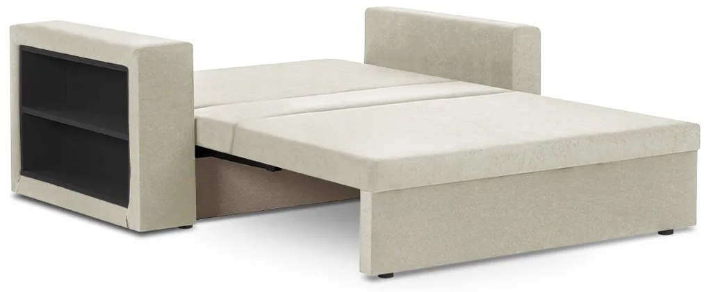 Pohovka pre 2 osoby s funkciou spania PAVEL Tmavošedá/svetlošedá