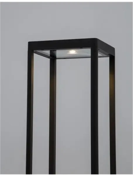 Vonkajšie LED lampa Surf B 18 tmavo sivé