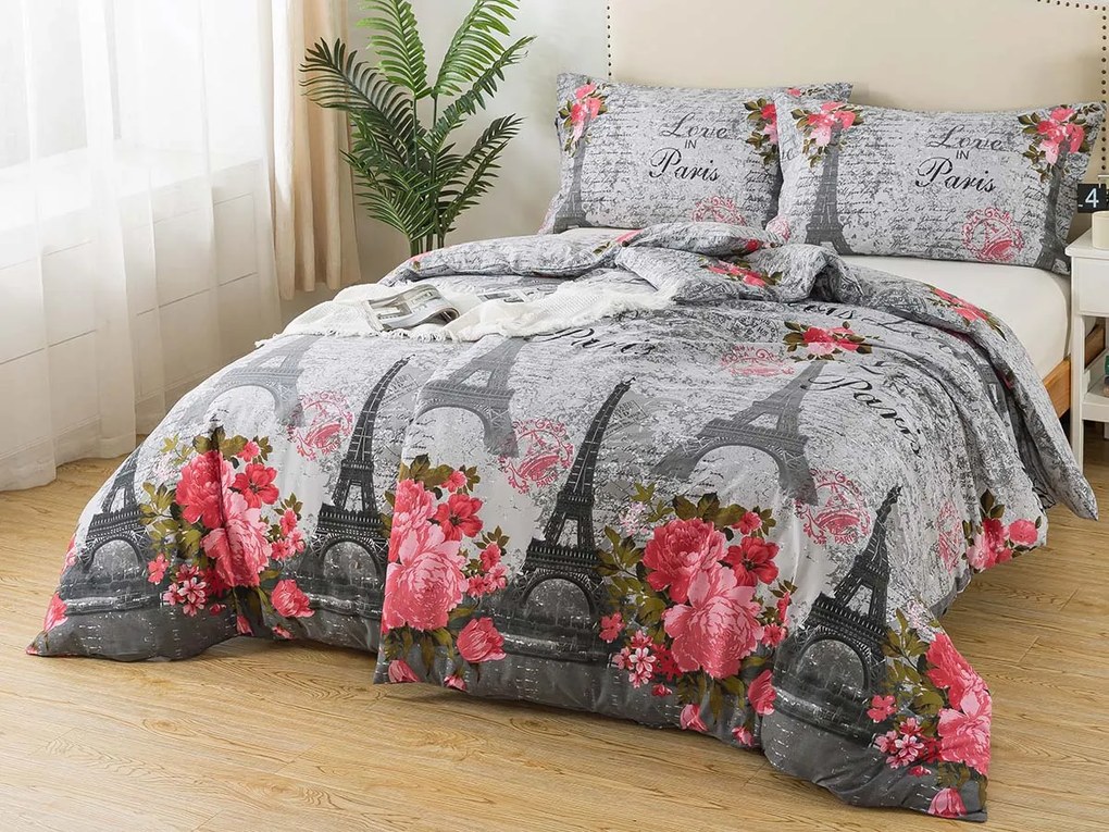 XPOSE® Francúzske flanelové obliečky PARIS - ružové