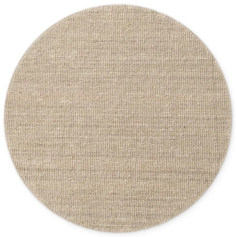 Krémový jutový okrúhly koberec ø 200 cm Bouclé Jaipur – Hanse Home