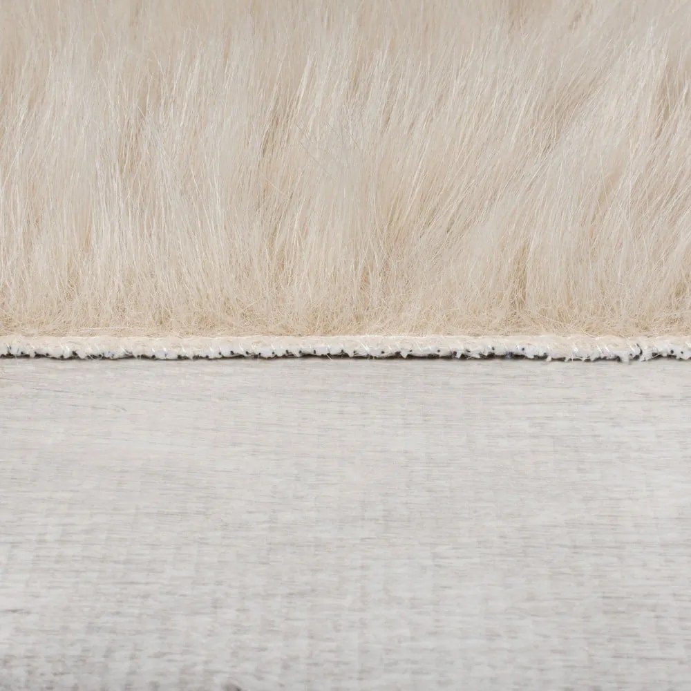 Béžová syntetická kožušina 80x150 cm Alpine Faux Fur – Flair Rugs