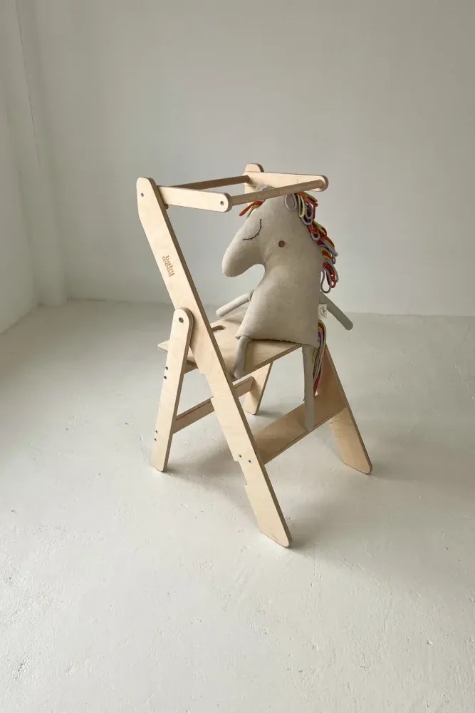 Učiaca montessori detská veža skladacia natural