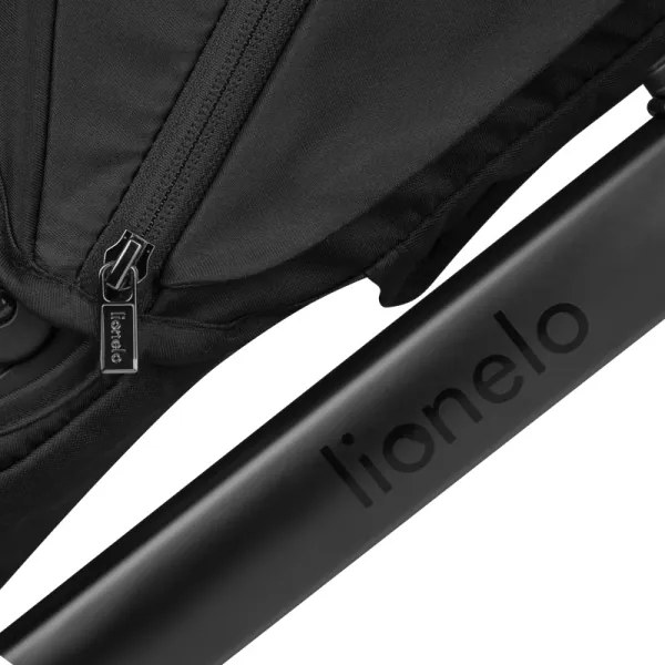 Lionelo - Kombinovaný kočík 3 v 1 LAYLA Čierny ónyx