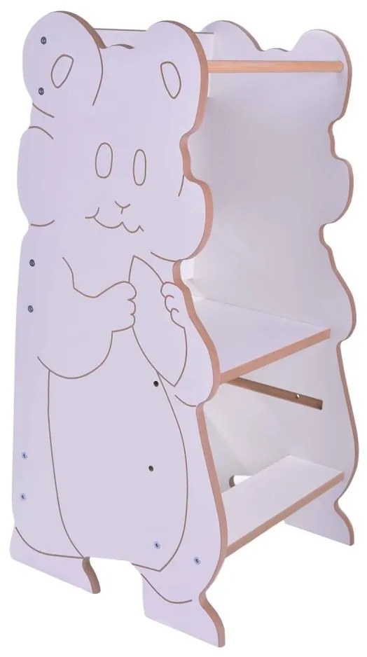 Učiaca veža HAMSTER biela