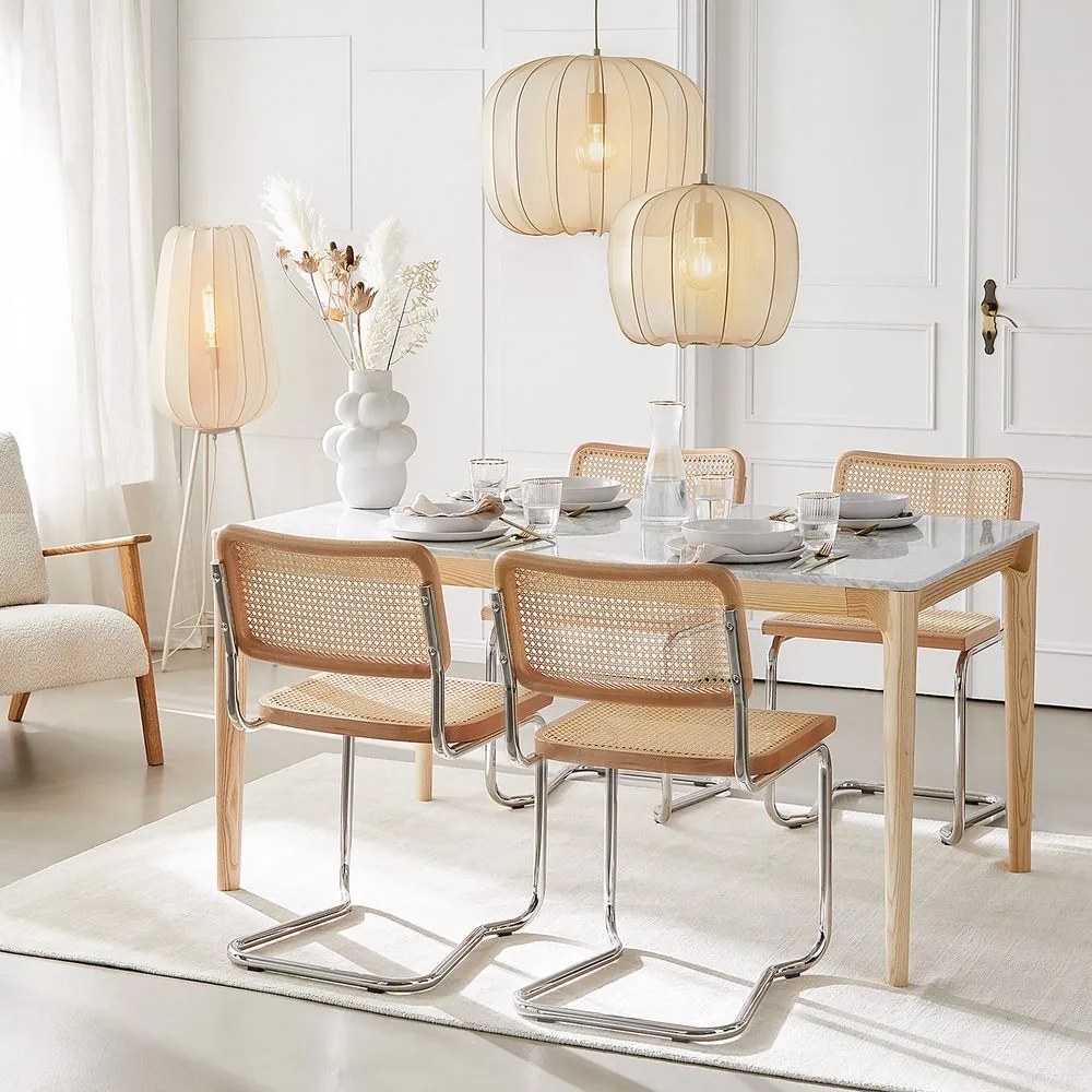 AMAL Stojacia lampa 132 cm - béžová