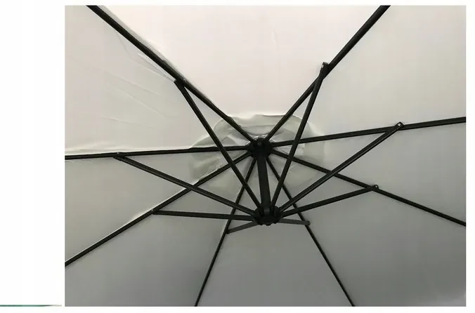 TRENDIE Záhradný slnečník Sunny - tmavo sivý 300cm