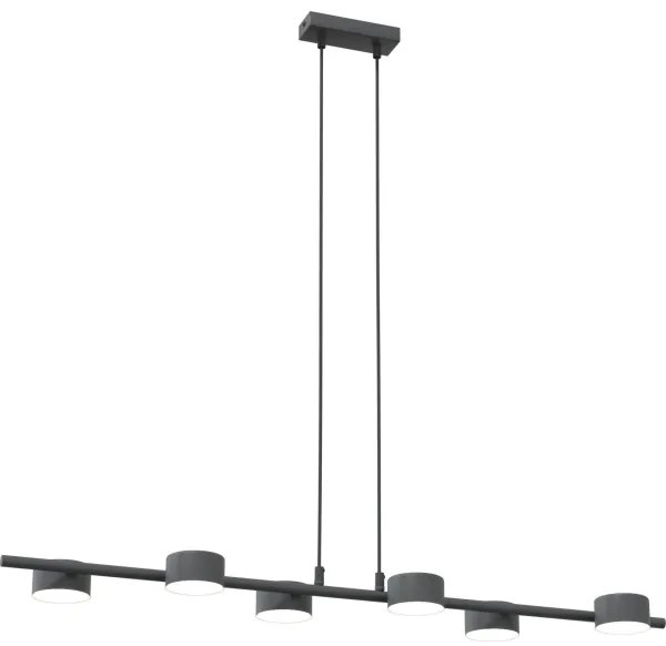 Luster na lanku SORA 6xGX53/12W/230V čierna