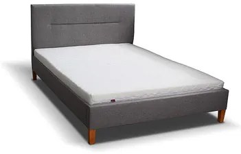Čalúnená posteľ KAROLÍNA sivá rozmer 120x200 cm