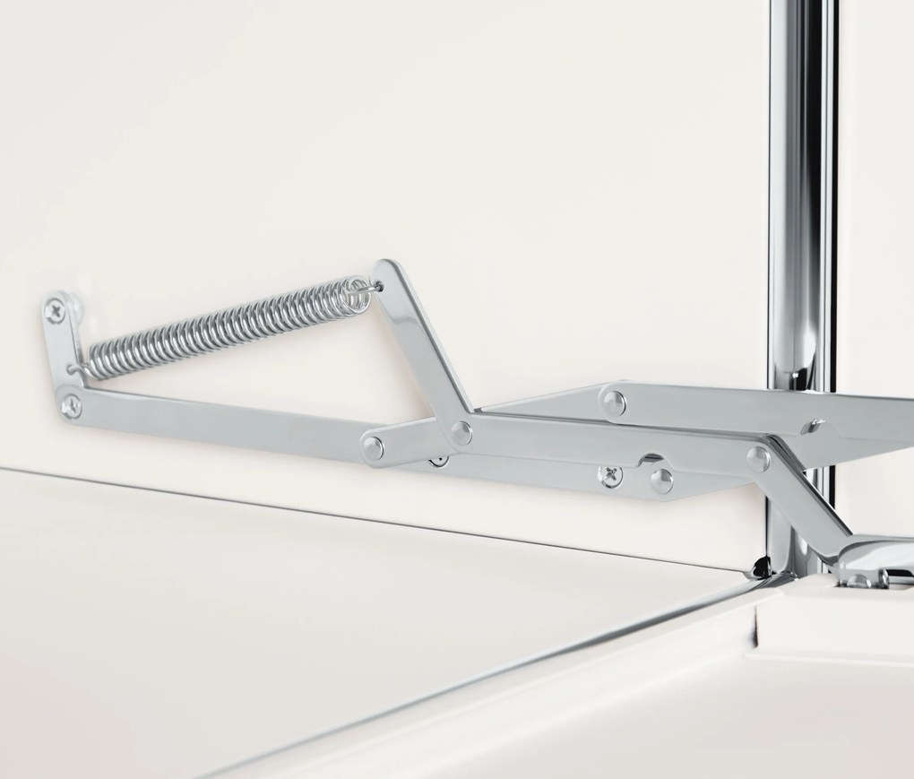 Veľká kovová komoda »CN3« so 6 výklopnými priehradkami, biela