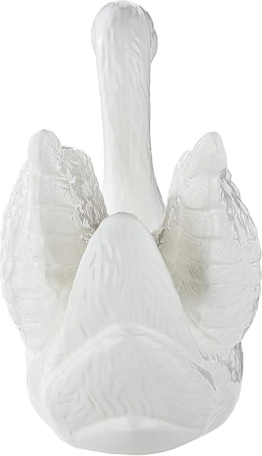 ODETTE Dekorácia labuť 21 cm