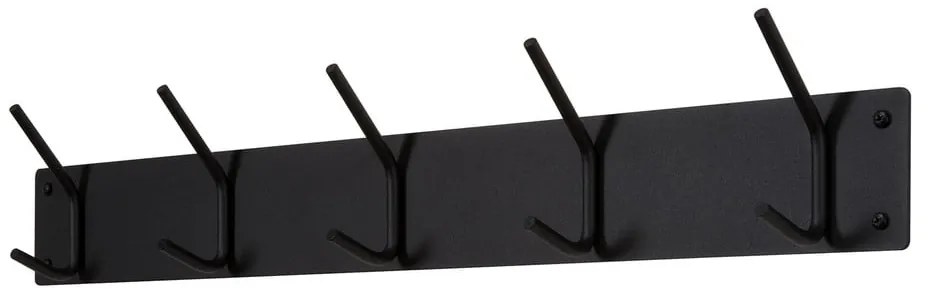 Čierny kovový nástenný vešiak 70 cm Fusion – Spinder Design