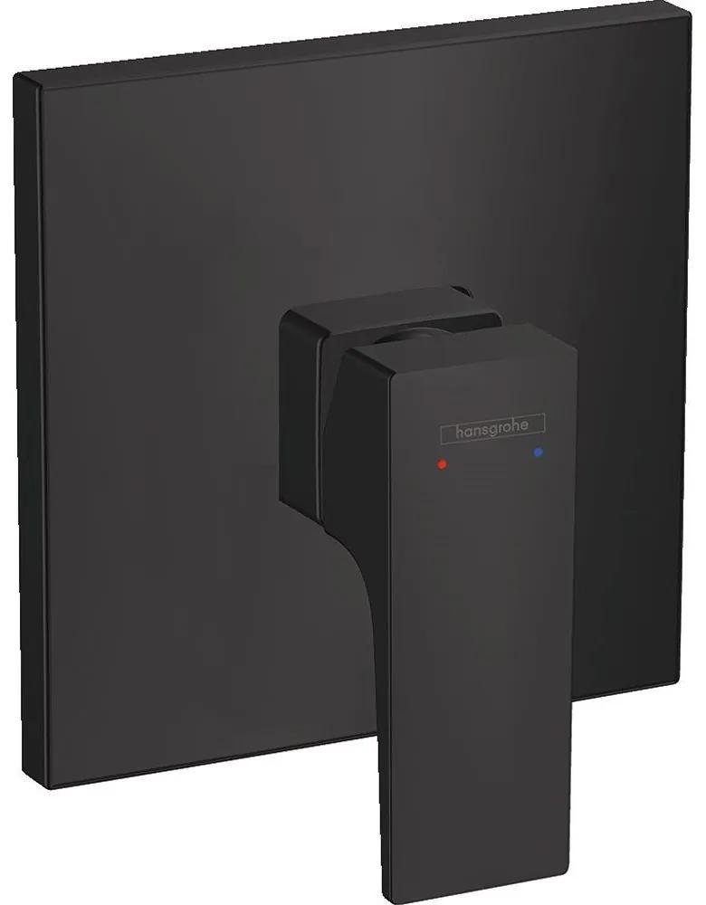 HANSGROHE Metropol páková sprchová batéria pod omietku, pre 1 výstup, plná páka, matná čierna, 32565670