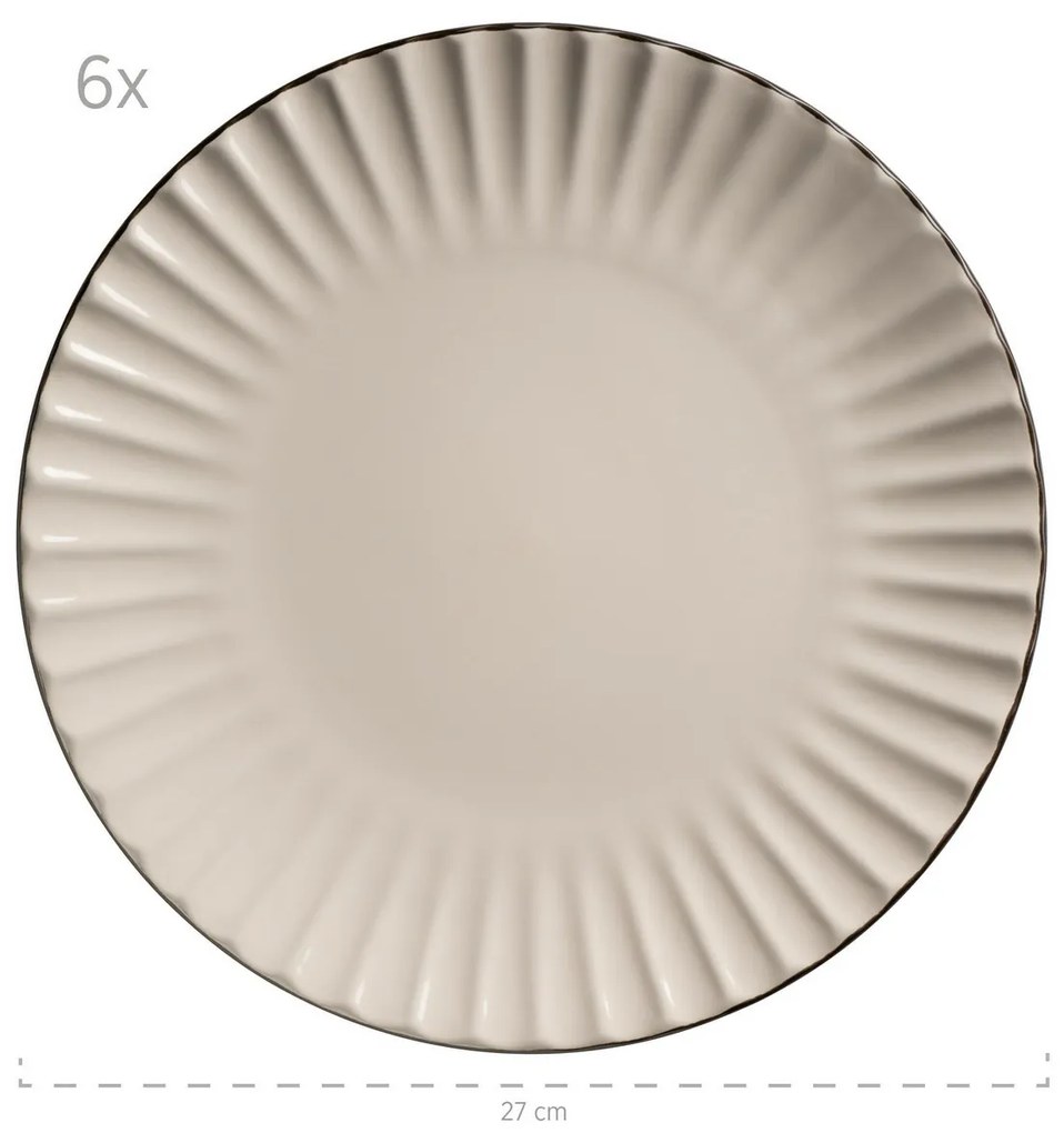 Mäser 18-dielna jedálenská súprava OSITA WHITE