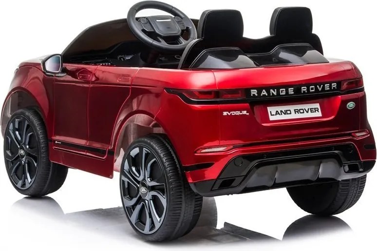 LEAN CARS Range Rover Evoque Červený lakovaný automobil na batérie