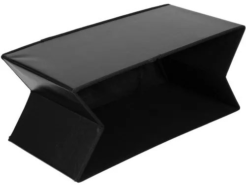 Skladacia lavica s úložným priestorom – čierna