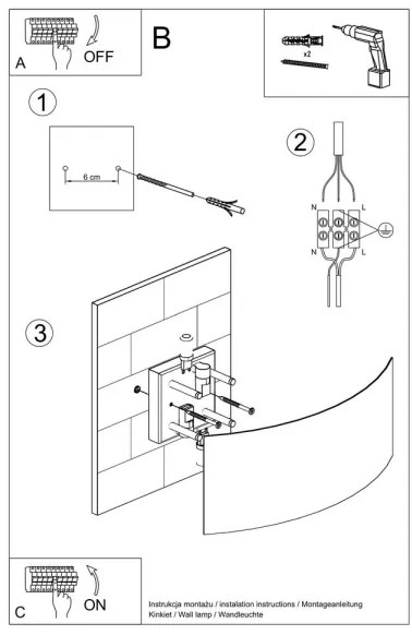Sollux SL.0936 - Nástenné svietidlo MAGNUS 2xG9/40W/230V biela