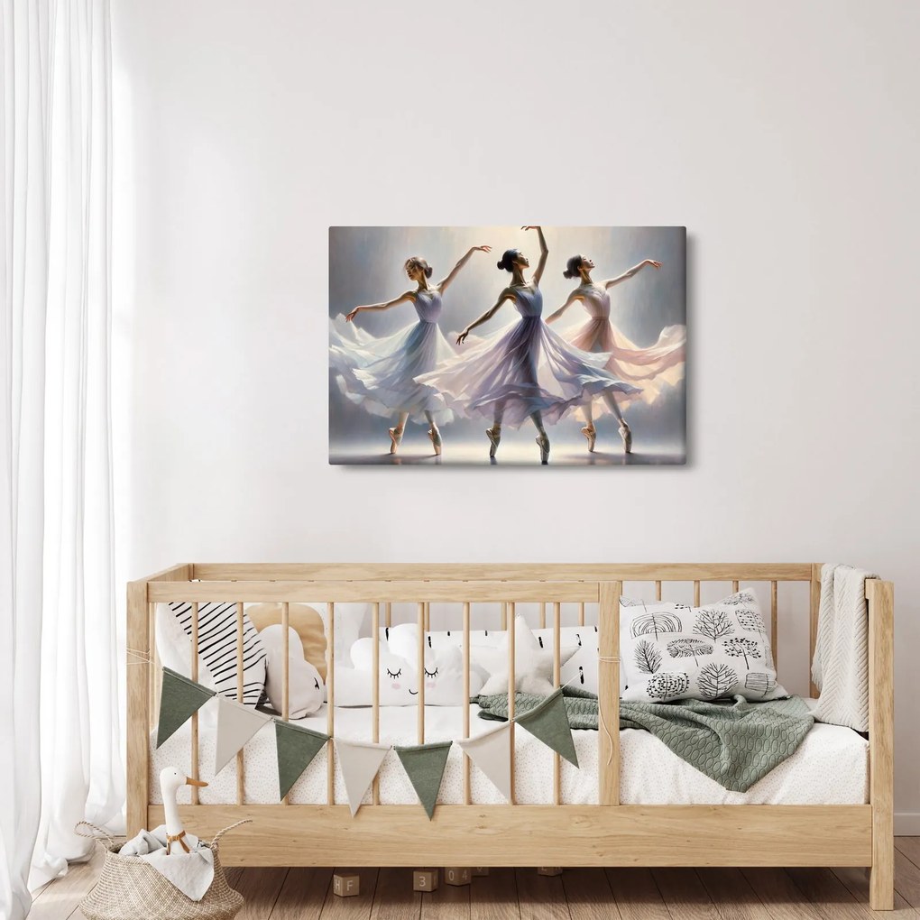 Obraz - Tri baletky (90x60 cm)
