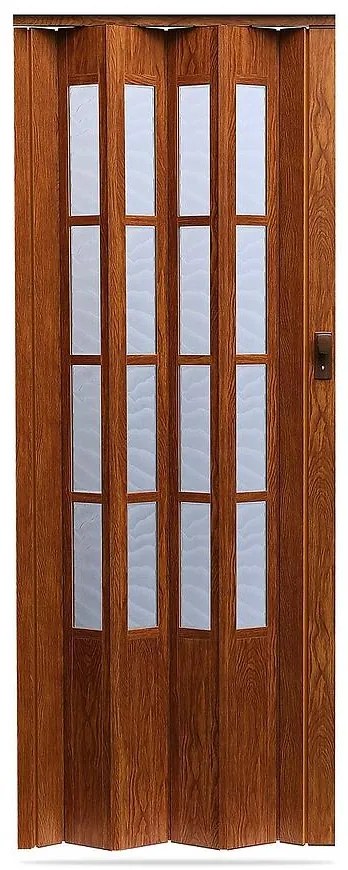 Skladacie dvere Crystalline glass orech svetlý  288