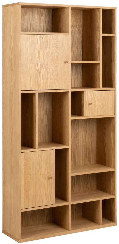 Knižnica Rangoon 90 cm dub prírodný olejovaný