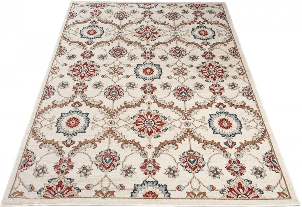 TA Koberec L747A BIELY DUBAJ BIL Rozmer: 80x150 cm