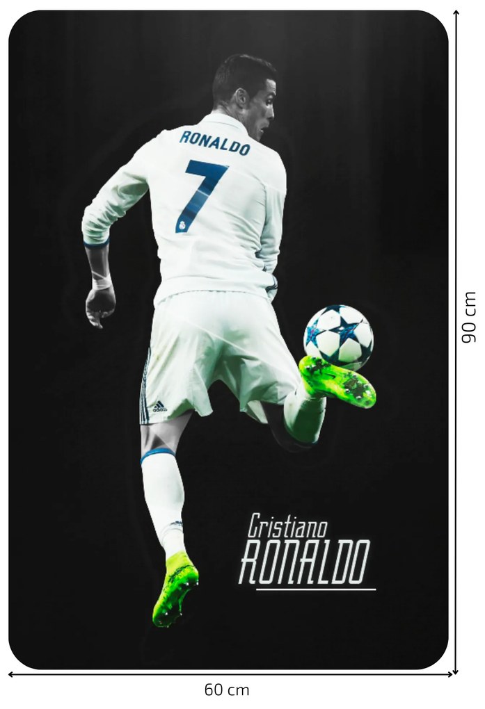 Textilná nálepka na stenu "Cristiano Ronaldo 2"