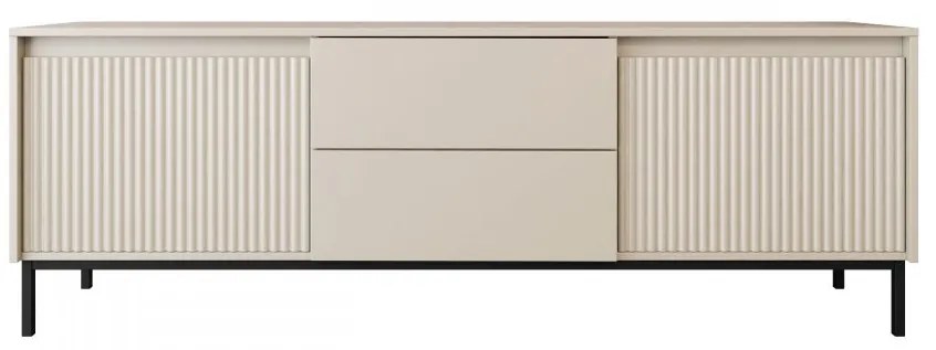 Tv stolík/skrinka Samker 2K2SZ, Farby: čierna
