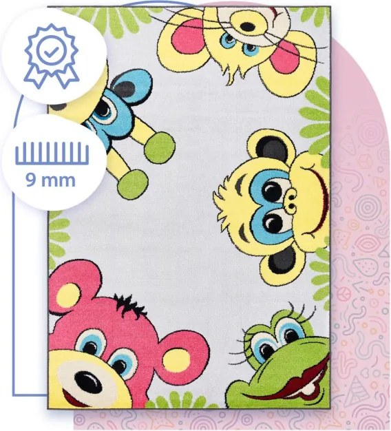 Koberec Agnella Funky Top Tig grafitový