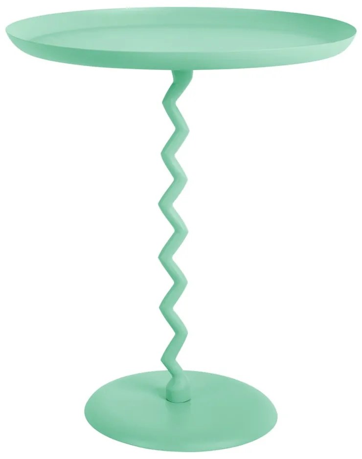 Kovový okrúhly odkladací stolík ø 44 cm Zig Zag – Leitmotiv