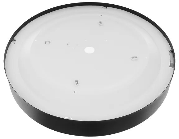 Stropné svietidlo so senzorom CLEO 4xE27/24W/230V, priemer 50 cm, čierne