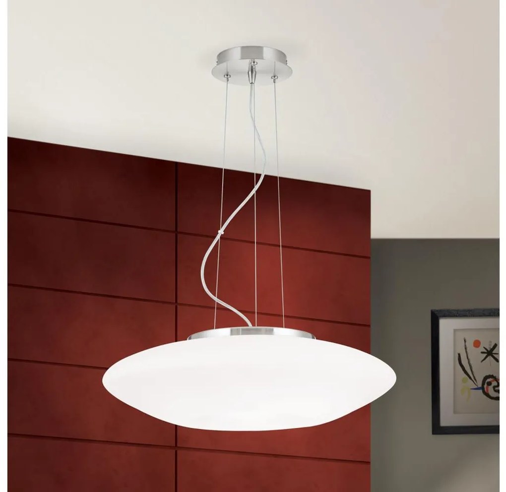 Orion HL 6-1559/2 - Luster na lanku BLANC 2xE27/60W/230V pr. 49 cm matný chróm