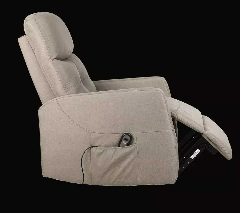 LuxuryForm DESIGN Elektricky polohovateľné televízne kreslo SEMIR - béžové