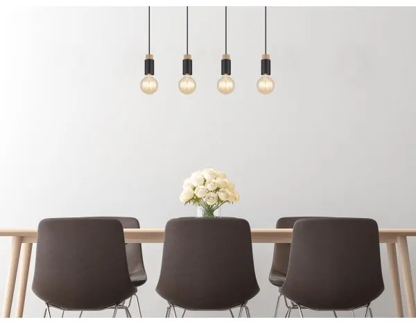 Globo 54045-4H - Luster na lanku MATTI 4xE27/40W/230V