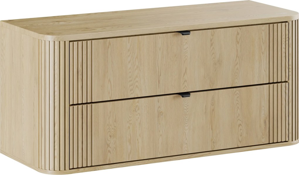 Comad Kúpeľňová skrinka pod umývadlo set Ovalia Cremona 120 dub cremona
