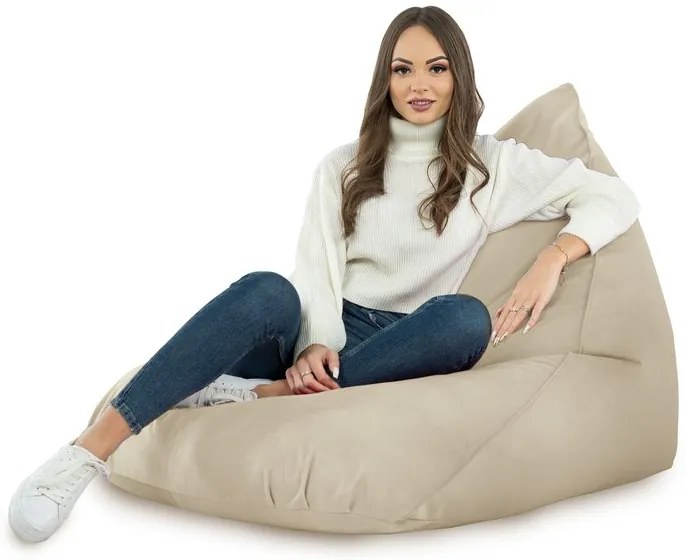 Sedací vak Bermudy Plyš Farba: Perlový