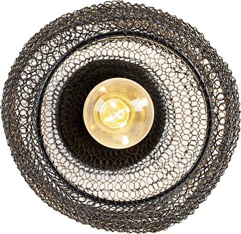 Orientálne stropné svietidlo čierne - Nidum Bene