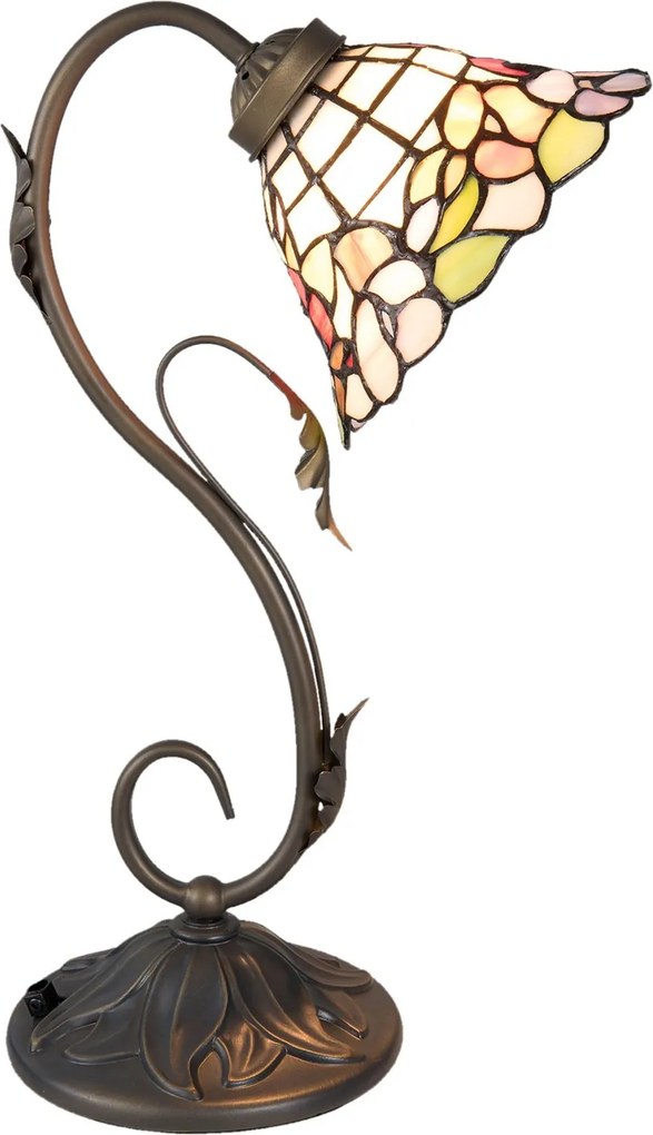 Stolná Tiffany lampa Blooming - Ø 20*48 cm