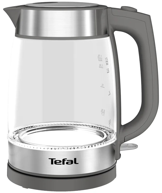 Rýchlovarná kanvica Tefal Glass KI740B30 šedá(rozbalené)