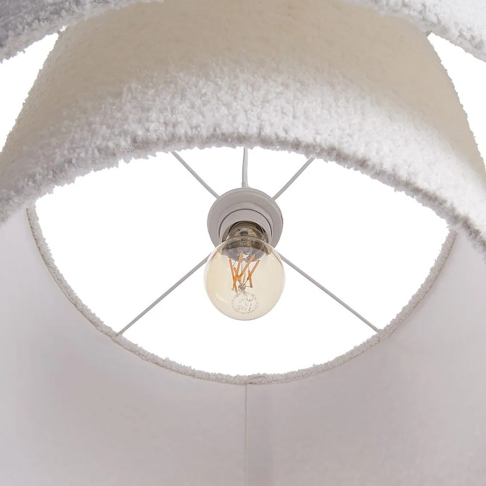 FONISSI Závesná lampa buklé - biela