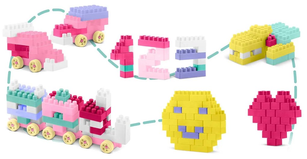 Veľké hracie bloky RK-761 Ricokids