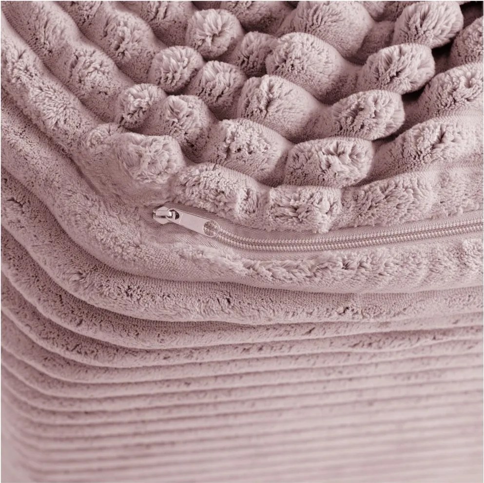 Detské ergonomické kreslo MOONI – svetloružová Lamell, prémiový manšester