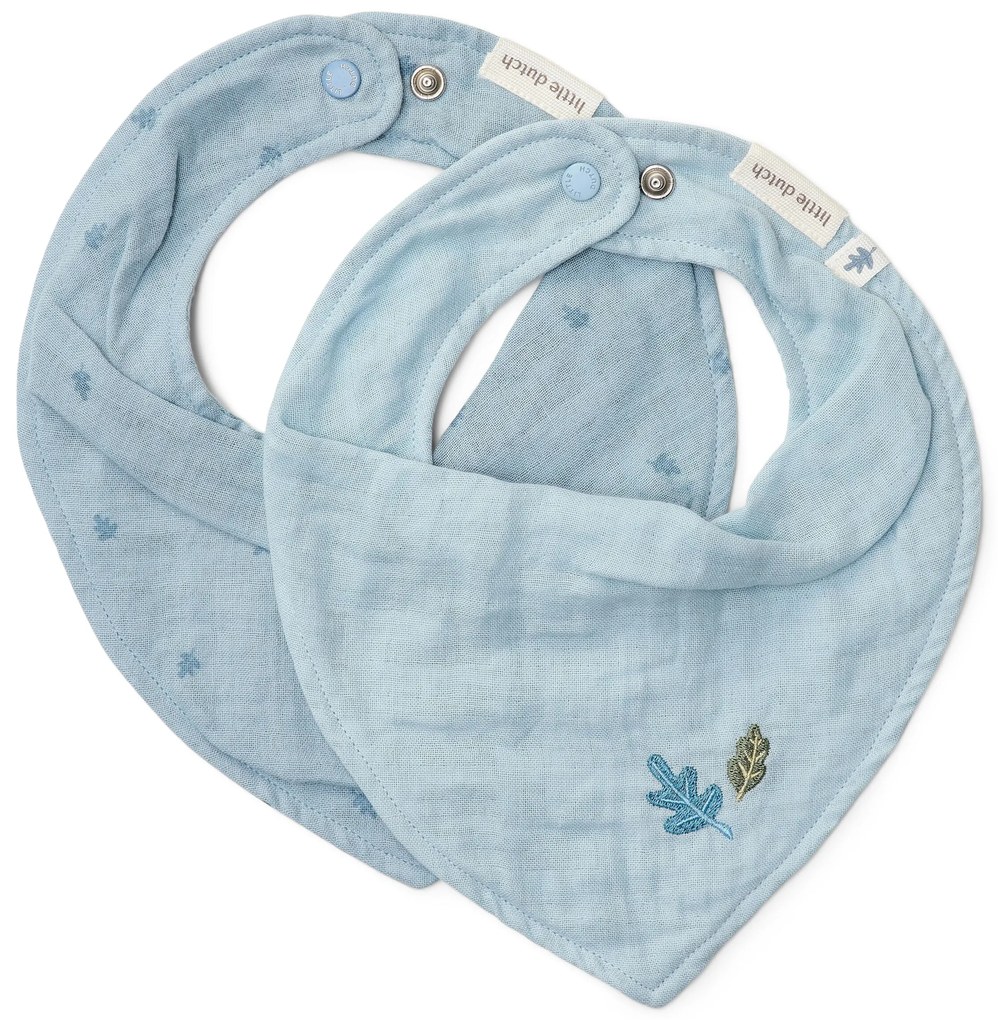 Podbradník bandana 2 ks Pure Denim Blue