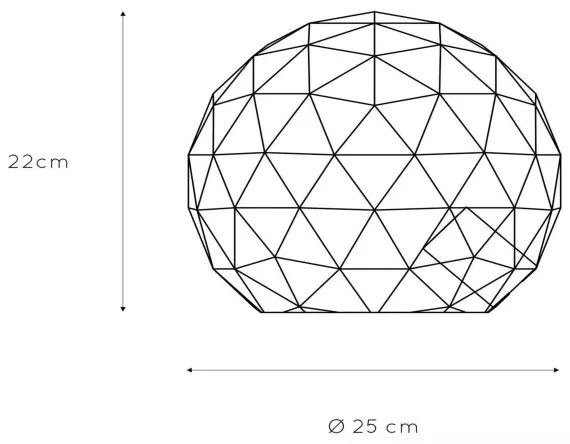 Lucide 21509/25/31 - Stolná lampa OTONA 1xE27/25W/230V biela